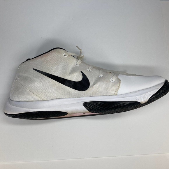 Nike Zoom Hyperquickness 3 White Size 18 Men's Basketball Shoes 812976-101 GREAT - Picture 5 of 10